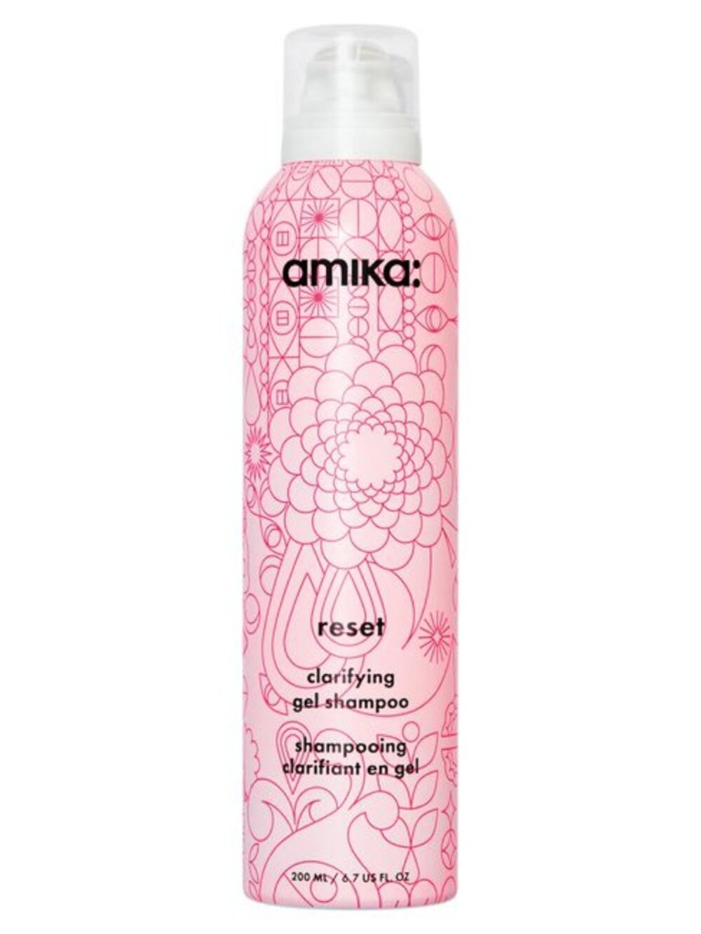amika reset clarifying + cleansing gel shampoo 6.7 fl oz